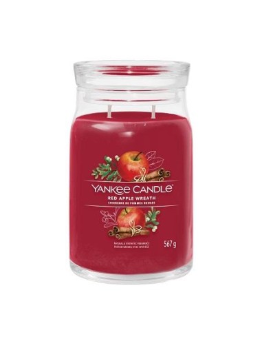 Yankee Candle RED APPLE WREATH Giara Grande 567gr Signature