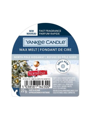 Yankee Candle NORTH POLE HIDEAWAY Cera da sciogliere 22gr