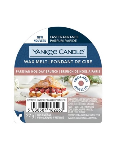 Yankee Candle PARISIAN HOLIDAY BRUNCH Cera da sciogliere 22gr 