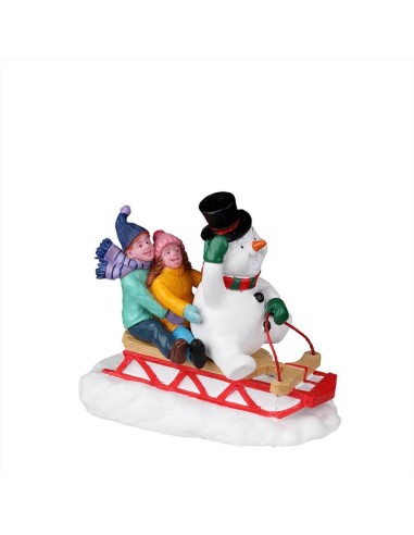 Sledding with Frosty 22119 Lemax