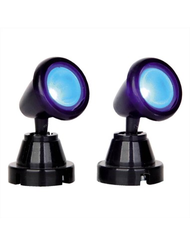 LEMAX 54945 Round Spot Light- Set 2 faretti Blu