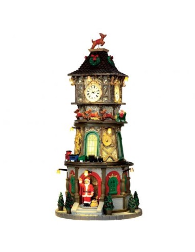 LEMAX 45735 Christmas Clock Tower  con adattatore