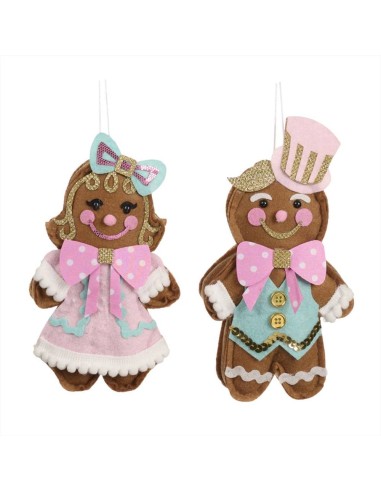 GOODWILL Gingerbread in panno 19,5cm 2 Lui lei 🎩🍬