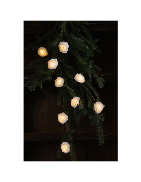 Festone di Rose Luminose con 10 LED - Illumina i Tuoi Momenti! 🌹✨