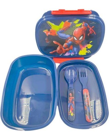 Portapranzo con posate SPIDERMA Splotch