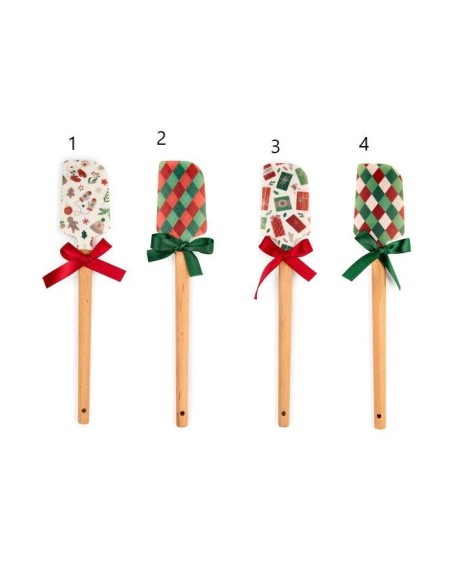 Spatola in Silicone Natalizia Winter Wish - Cucina con Magia! 🎄✨ - 4 