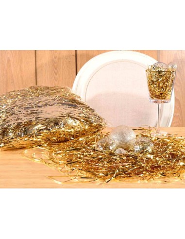 Filamenti dorati in PET per confezionamento - 2 formati