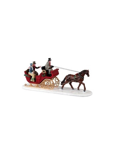 Scenic Sleigh Ride Scena con carrozza Vittoriana 33620 Lemax