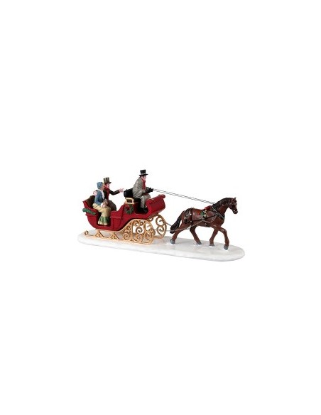 Scenic Sleigh Ride Scena con carrozza Vittoriana 33620 Lemax