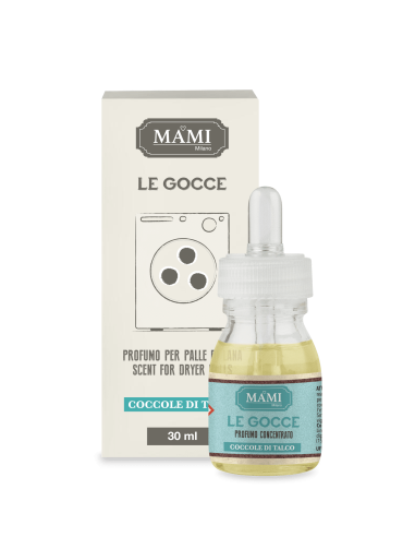 COCCOLE DI TALCO Gocce per asciugatrice 30ml Mami Milano