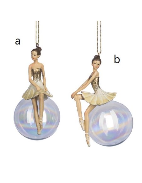 GOODWILL Ballerina su Pallina di vetro 11,5cm - 2 varianti