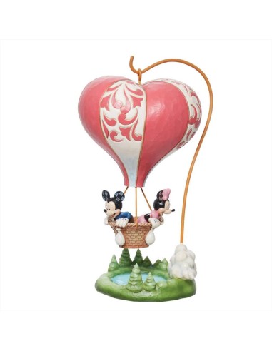 Disney Traditions Mickey e Minnie in mongolfiera 24cm