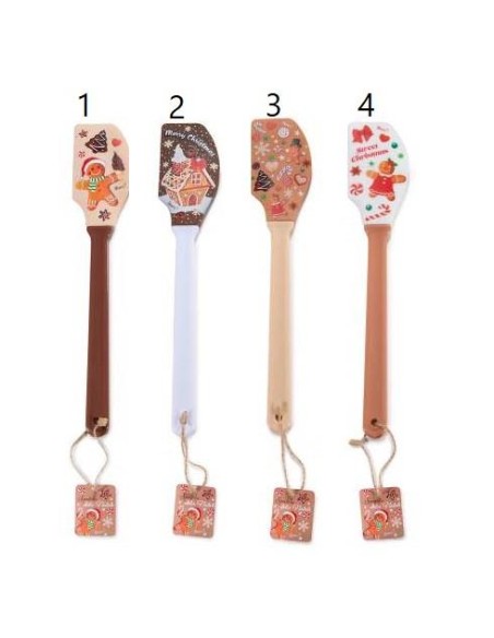 Spatola in silicone Omino pan di zenzero - 4 varianti