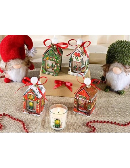 Candela Profumata Villaggi di Natale 🎄✨ - 4 Fragranze Festive
