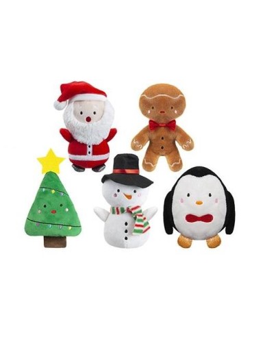 Peluche Natalizi H15cm - 5 Varianti Festive 🎅🎄