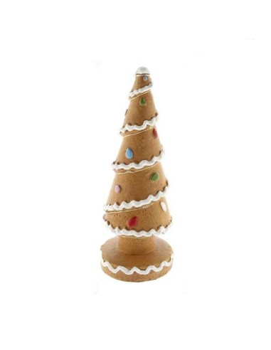 Albero di Pan di Zenzero in Ceramica H22cm - Decorazione Natalizia