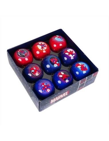 Kurts Addler Set 9 palline di Spiderman Marvel