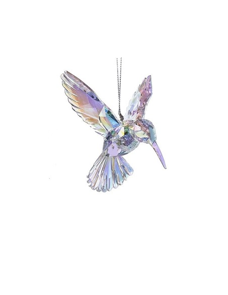 Decorazione 3D Colibrì Iridescente 3 varianti (1pz)