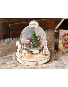 Palla di Neve Carosello con Albero di Natale - Magia Invernale! 2