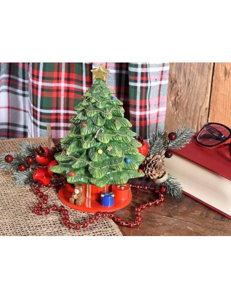 Carillon Albero di Natale con Doni - Magia Natalizia in Movimento!