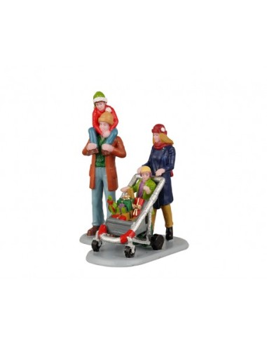 Family Holiday Shopping Spree - Set 2 pz 22124 Lemax