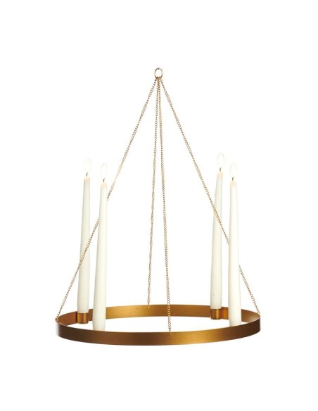 GOODWILL Candeliere in metallo dorato 51cm