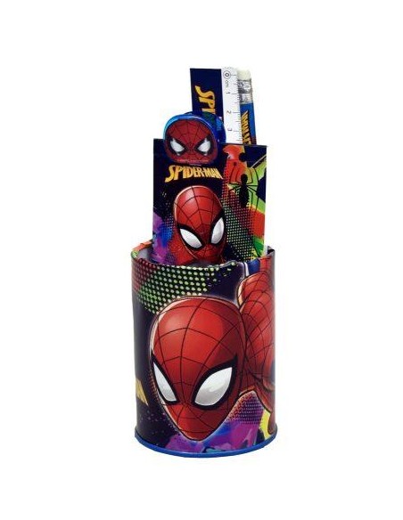 Set 7pz cancelleria SPIDERMAN Splotch