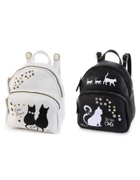 Zainetto in Ecopelle Pretty Cats - Stile e Amore per i Gatti! 🐾❤️