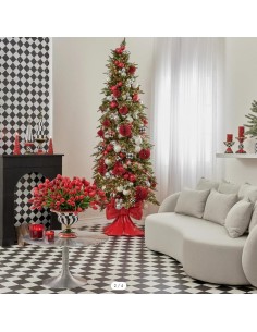 Base per Albero Fiocco Rosso H45cm – EDG in Resina 2