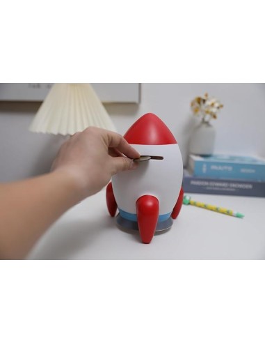 iTOTAL Salvadanaio RAZZO SPAZIALE 🚀 | Diamante Rosa