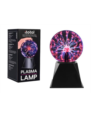 Lampada Plasma a Sfera H21,3 cm - Magia di Luci e Suoni!