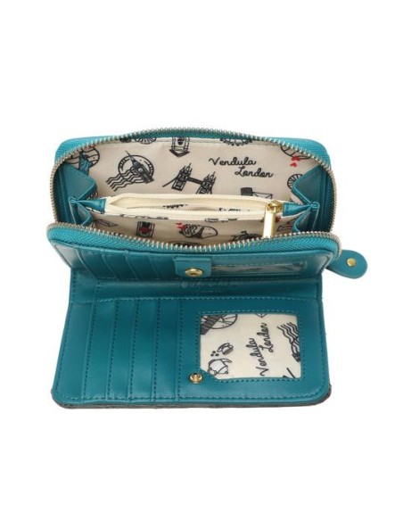 VENDULA LONDON Portafoglio Medio Sugar and Spice Coffee Shop ☕✨