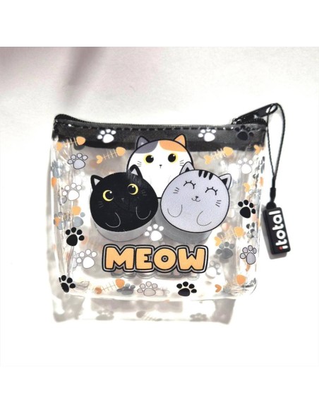 iTOTAL Portamonete GATTO | Diamante Rosa