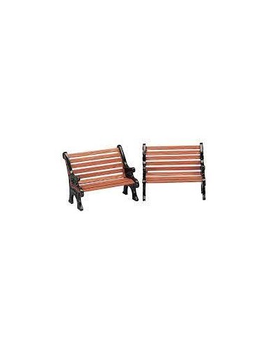 Park Bench set di 2 panchine vuote 34895 Lemax