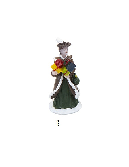 Personaggio shopping natalizio Lady 7cm