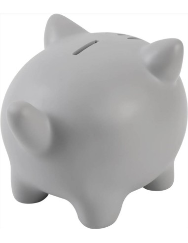 iTOTAL Salvadanaio GATTO GRIGIO 🐈‍⬛ | Diamante Rosa