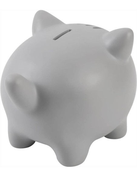 iTOTAL Salvadanaio GATTO GRIGIO 🐈‍⬛ | Diamante Rosa