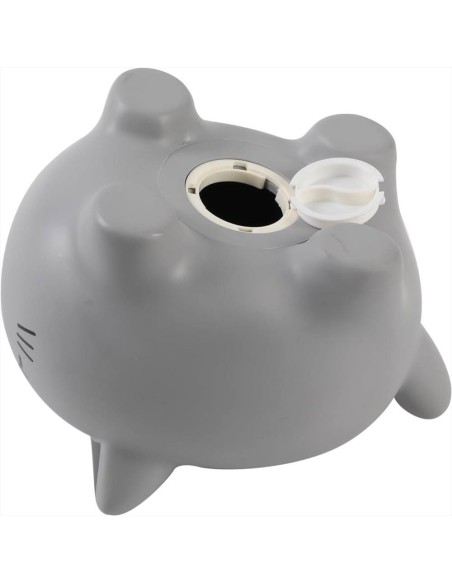 iTOTAL Salvadanaio GATTO GRIGIO 🐈‍⬛ | Diamante Rosa