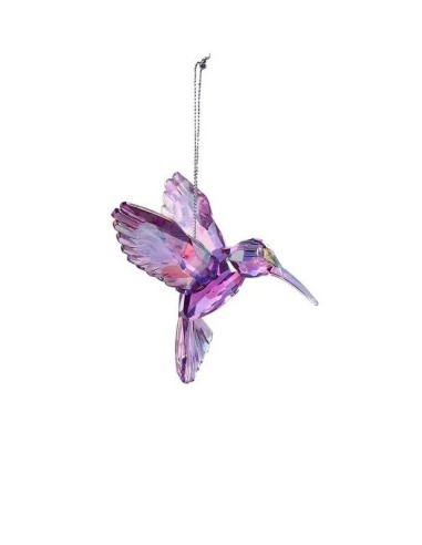 Decorazione 3D Colibrì Iridescente Rosa - Eleganza e Magia!