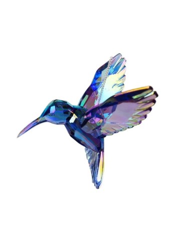 Decorazione 3D Colibrì Iridescente Blu - Eleganza e Magia!