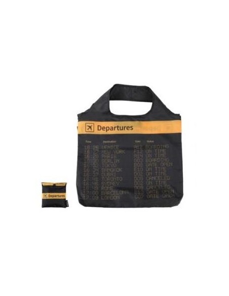 iTOTAL Borsa Shopper riutilizzabile Departures | Diamante Rosa