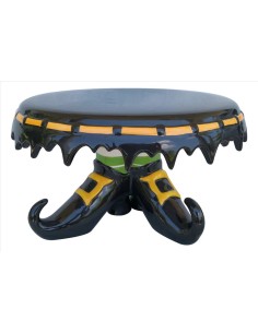 Alzata porta dolci piedi di strega Halloween - Diamante Rosa