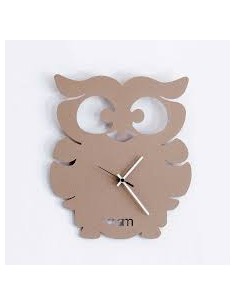 ARTI E MESTIERI Orologio da muro Gufino 30x34cm Beige