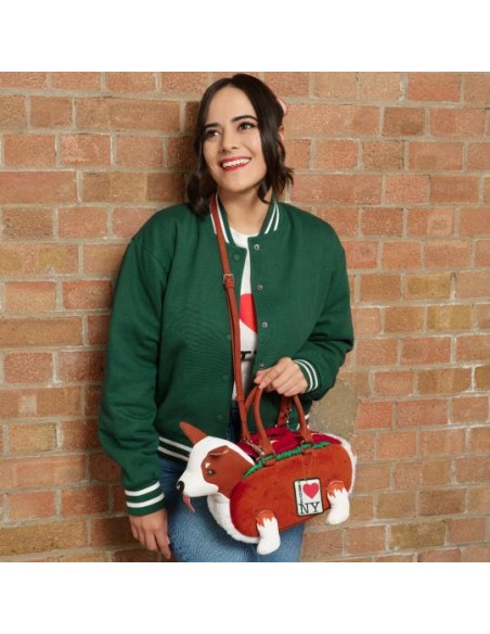 VENDULA LONDON Borsa Pretzel The Corgi Grab - New York Cats e Corgis