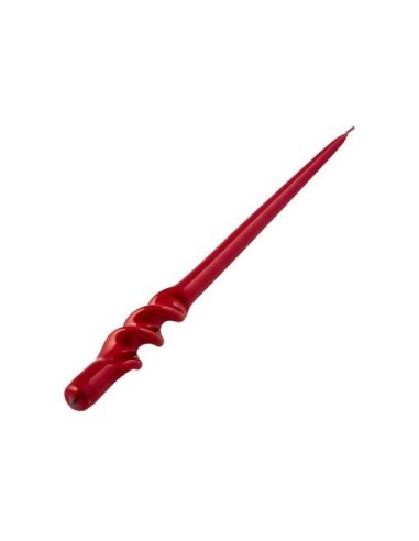 Candela Twist a Torciglione EDG - Avorio o Rosso per un Natale Elegant