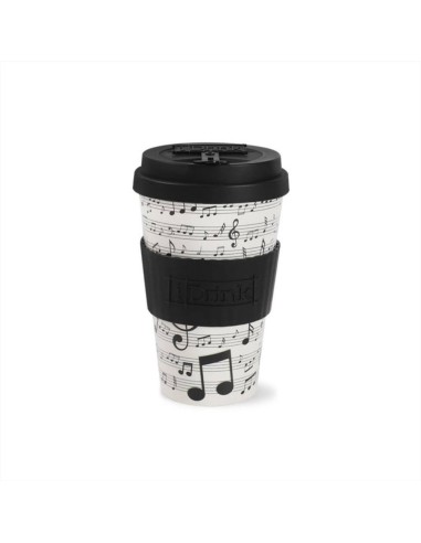 iTOTAL Tazza con tappo silicone 435 ml MUSICA