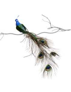 Pavone da appendere con clip 66cm Goodwill MC 40129