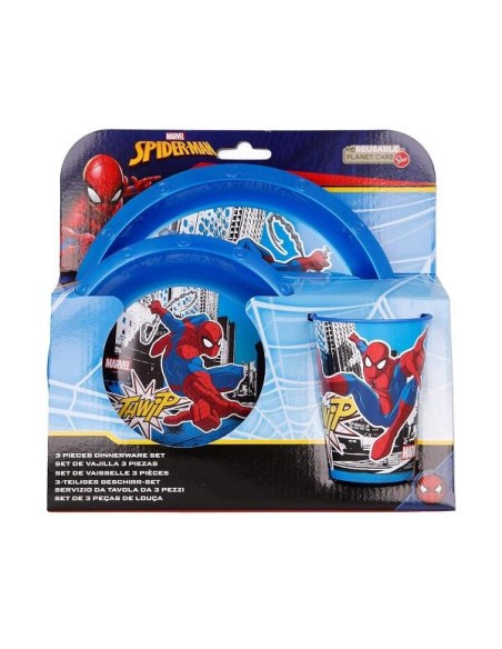Set Pappa 3 Pezzi Spiderman – Per Piccoli Supereroi