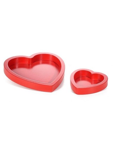 Vassoio a Forma di Cuore Rosso – 2 formati (1pz)