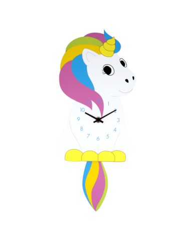 Orologio a pendolo unicorno